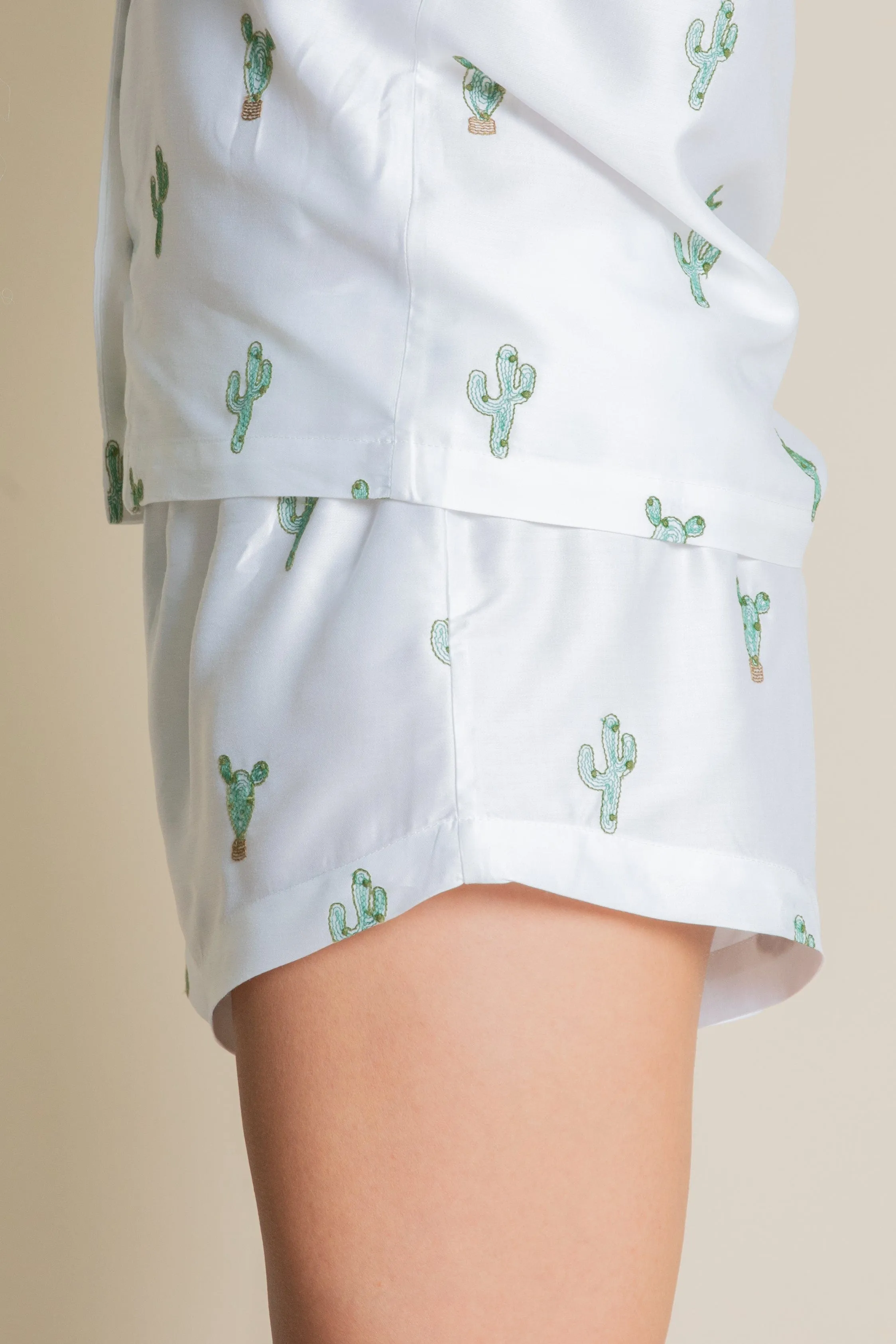 Cowboy Edition Bamboo Vegan Silk Pyjama Shorts