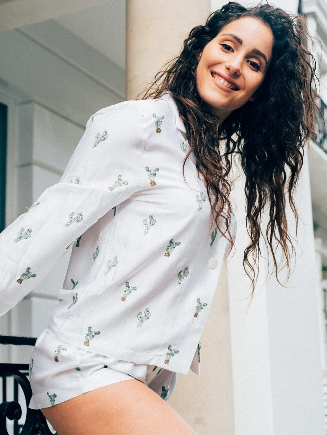 Cowboy Edition Bamboo Vegan Silk Pyjama Shorts