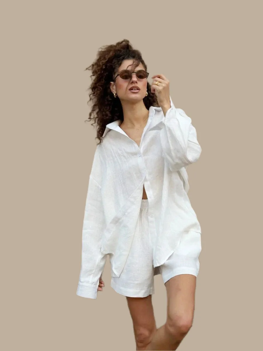 Cozy Cotton Shorts Set