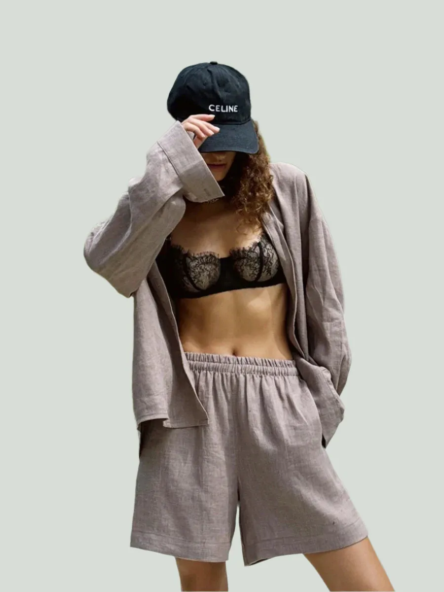 Cozy Cotton Shorts Set