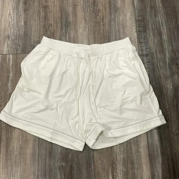 Cozy Earth Shorts Bamboo Pajama Bottoms in Ivory XXL NEW