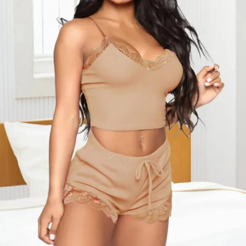 Cozy Lace Pajama Set
