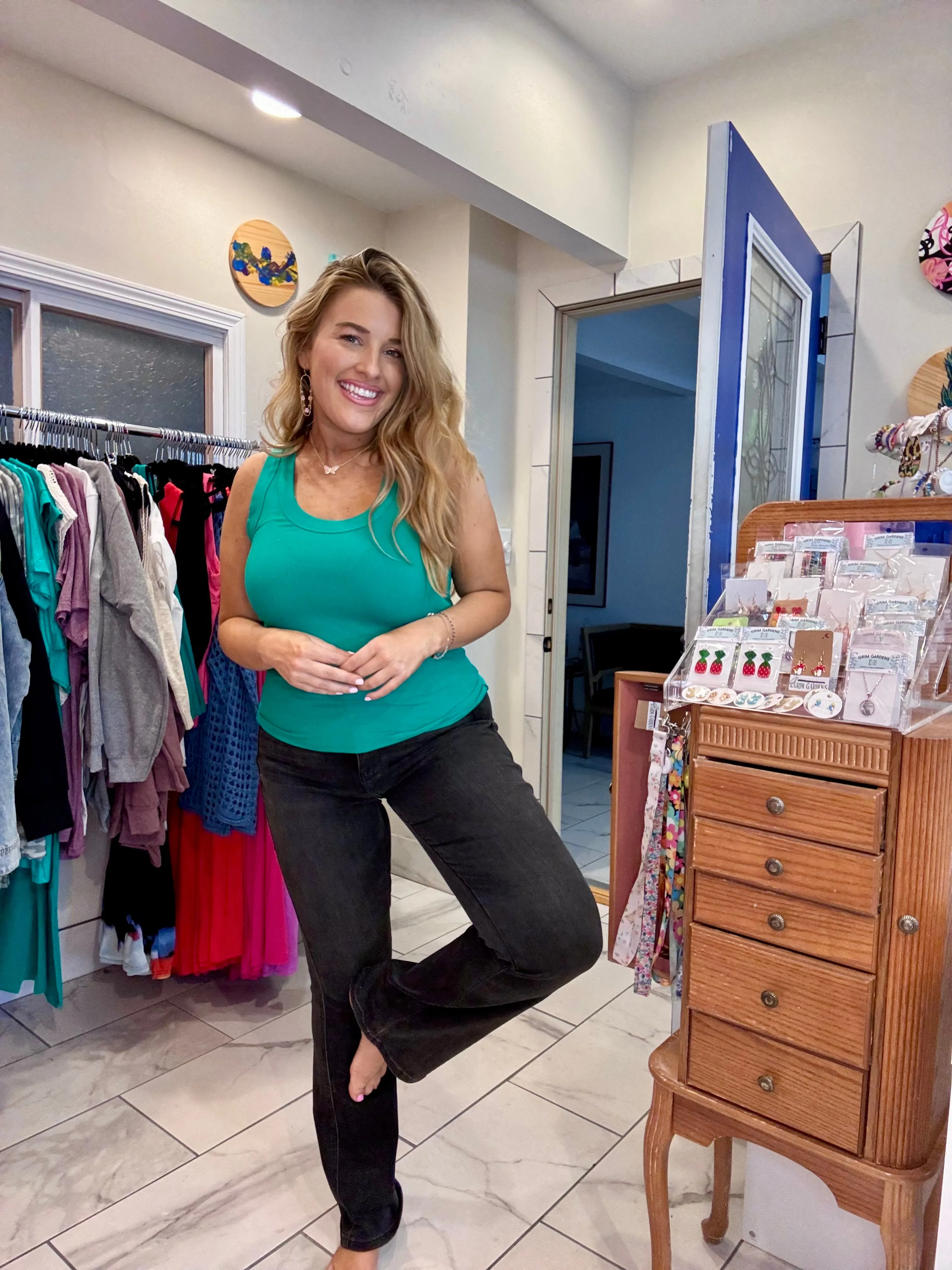 Cozy Scoop Neck Tank Tops