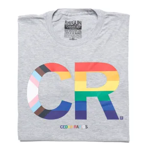 CR Stacked Text Progress Pride Flag