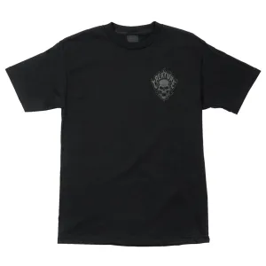 Creature - Bonehead Flame Tee Black