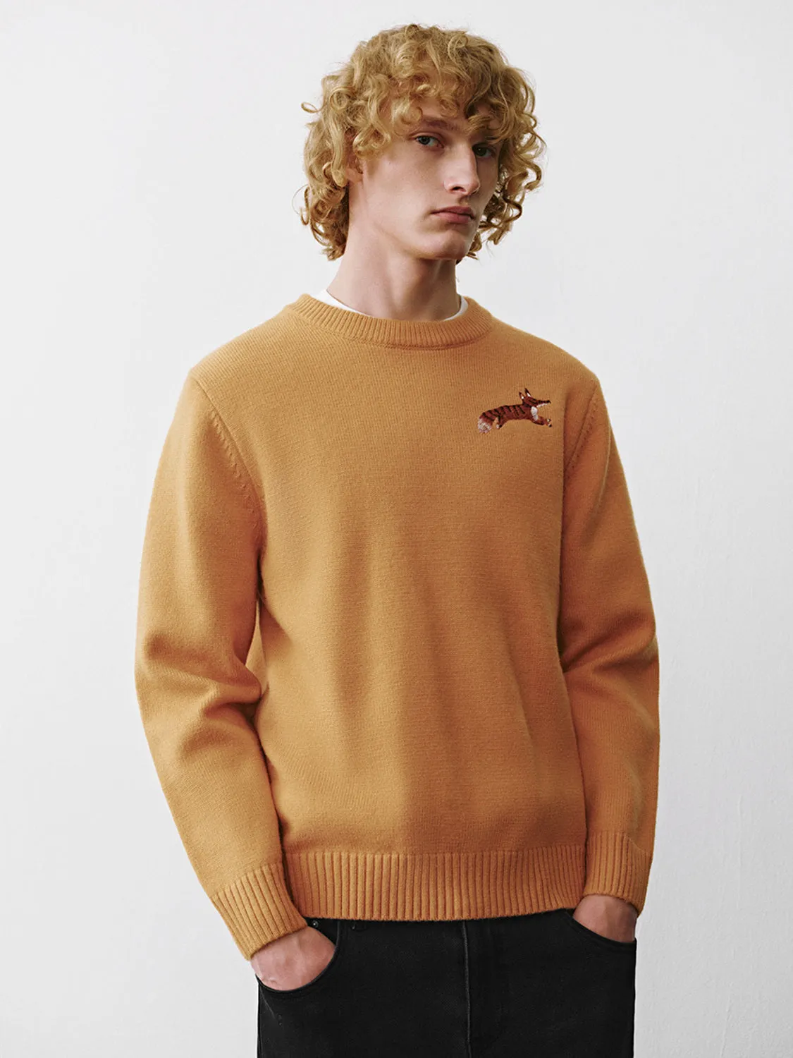 Crew Neck Knitted T-Shirts