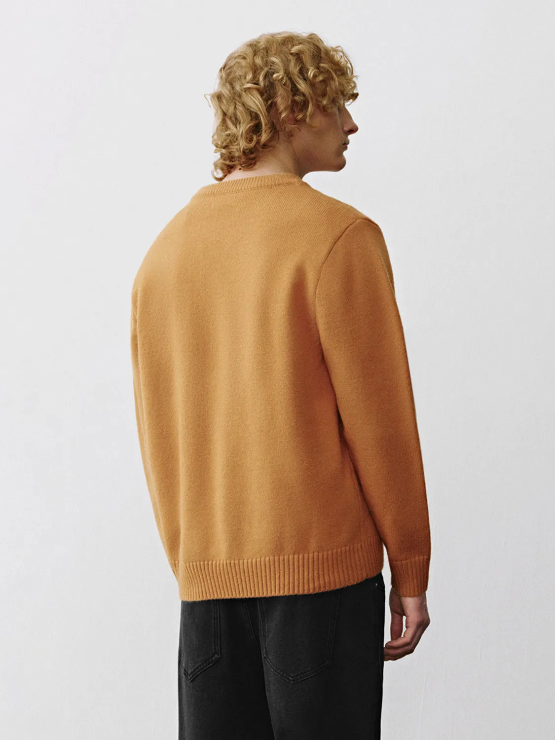 Crew Neck Knitted T-Shirts