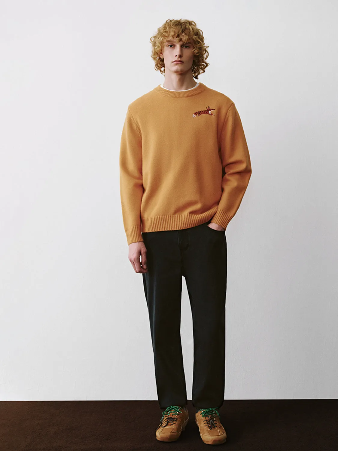 Crew Neck Knitted T-Shirts