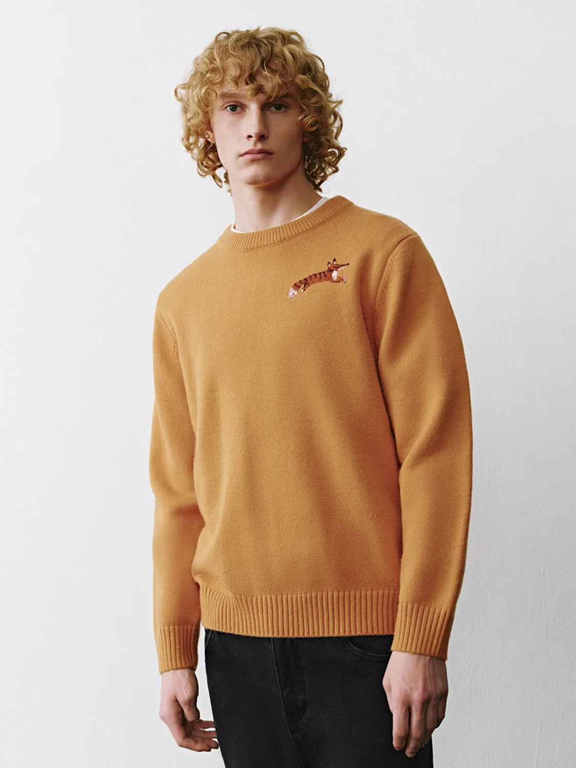 Crew Neck Knitted T-Shirts