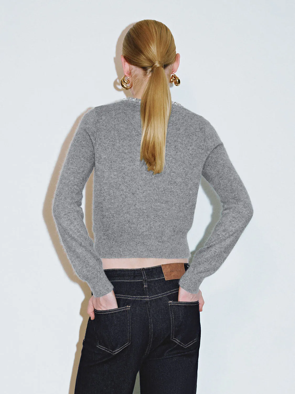 Crew Neck Knitted T-Shirts
