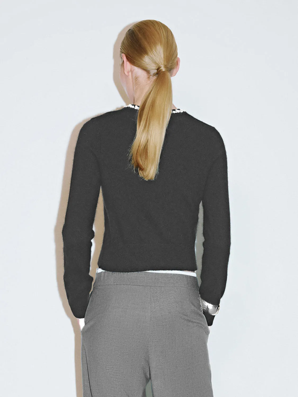 Crew Neck Knitted T-Shirts