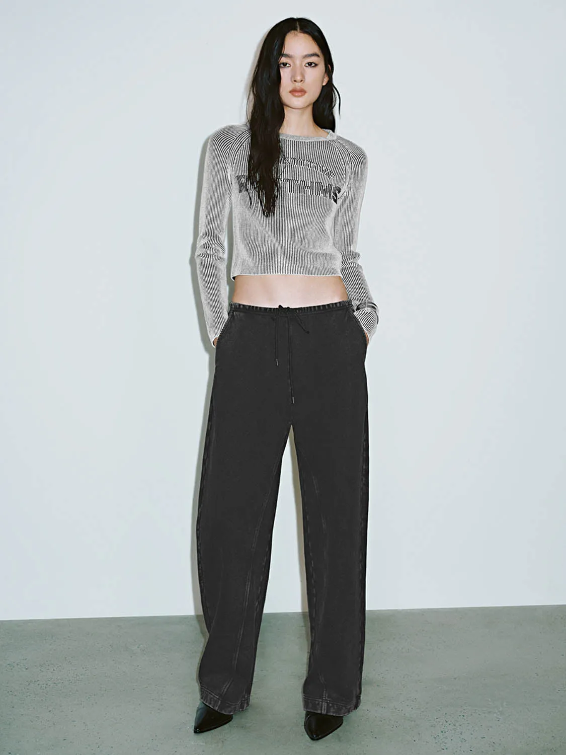 Cropped Knitted T-Shirts