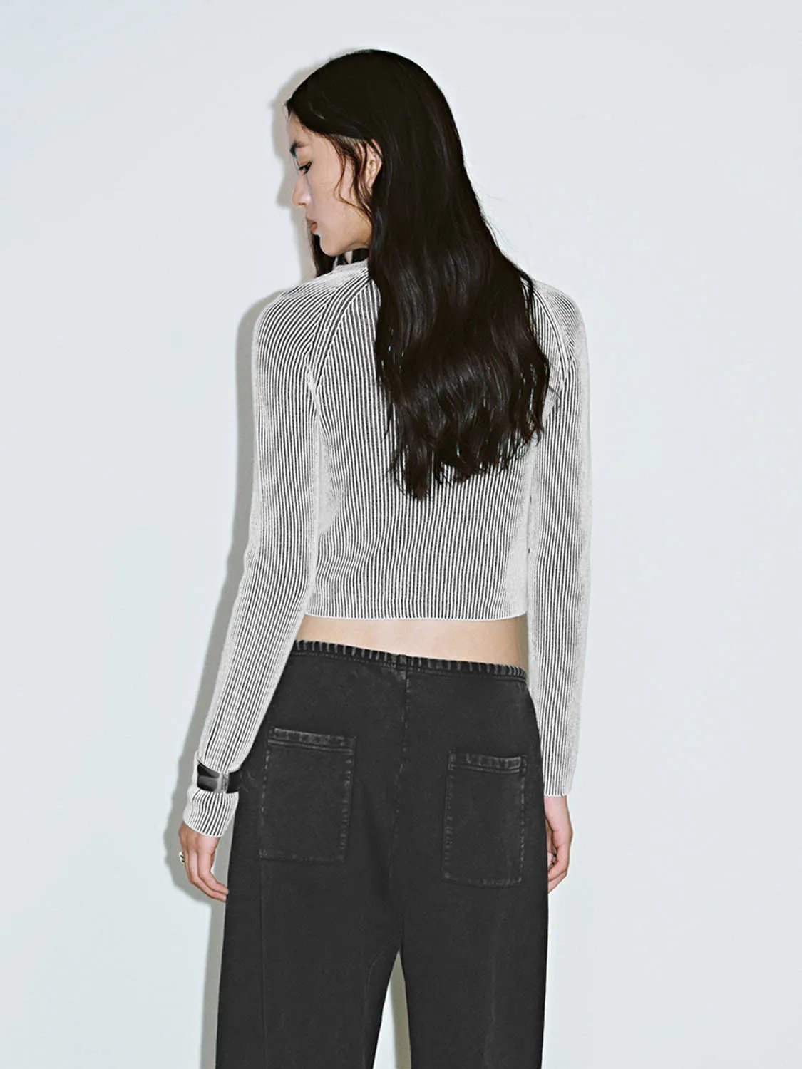 Cropped Knitted T-Shirts