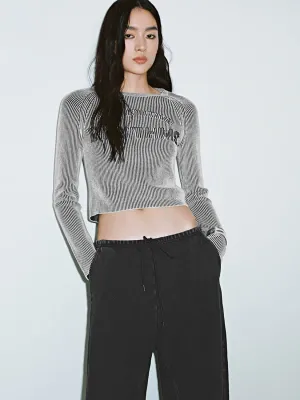 Cropped Knitted T-Shirts