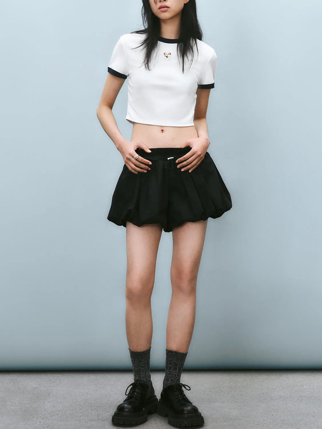 Cropped Skinny T-Shirts