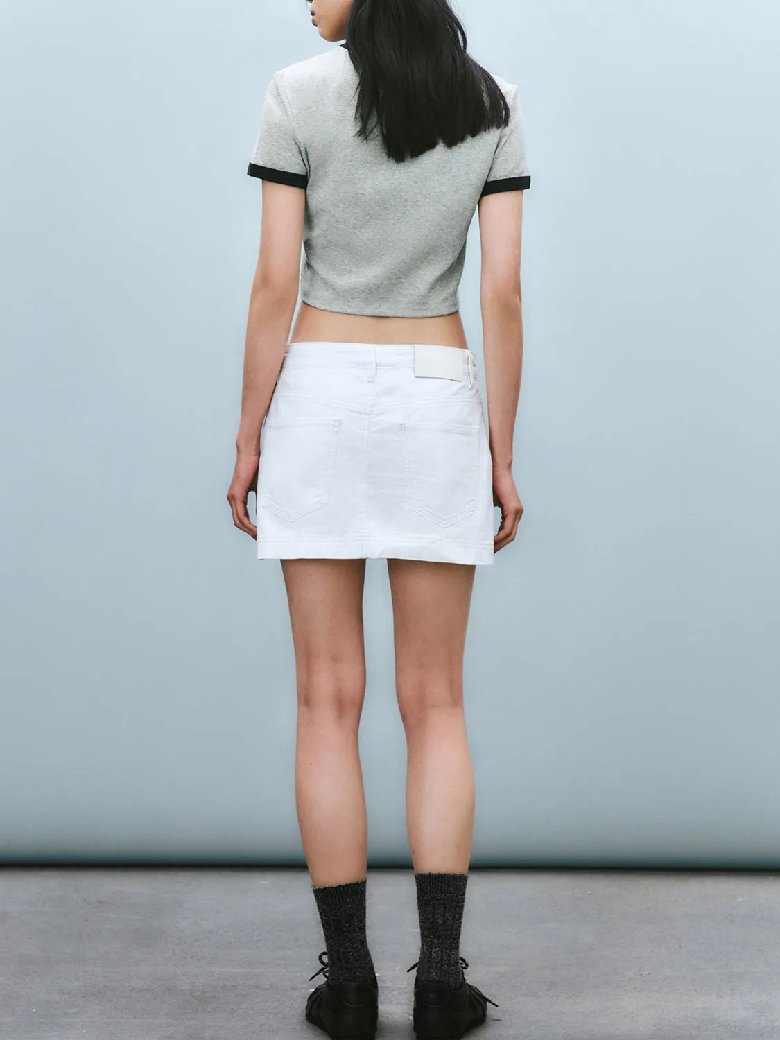 Cropped Skinny T-Shirts