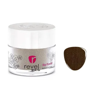 D597 Willow Brown Shimmer Dip Powder