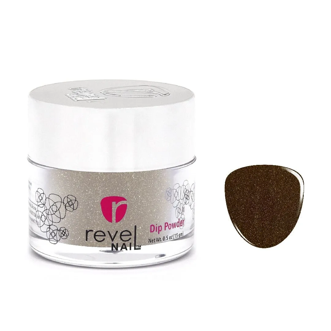 D597 Willow Brown Shimmer Dip Powder