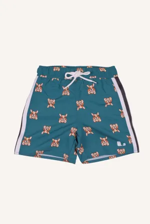 DEXTER BEACH SHORTS - DARK TEAL