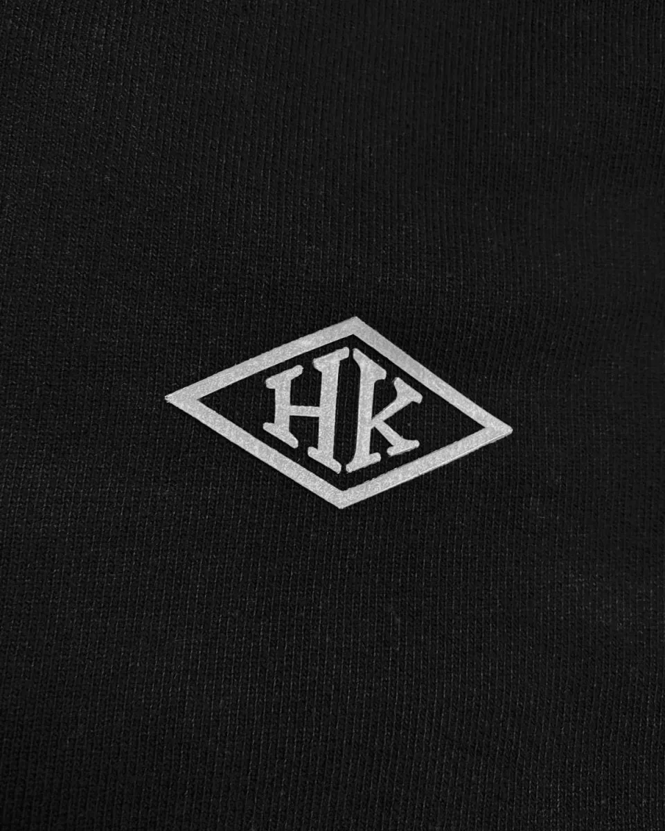 Diamond Logo Tee - Distressed Black