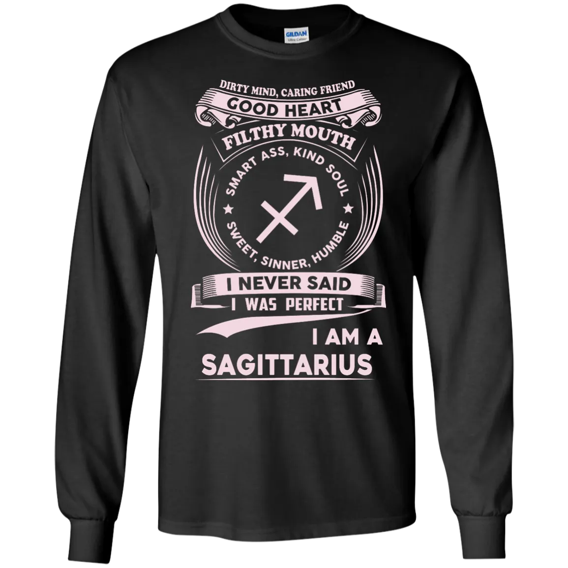 Dirty Mind Caring Friend I Am a Sagittarius T-shirts