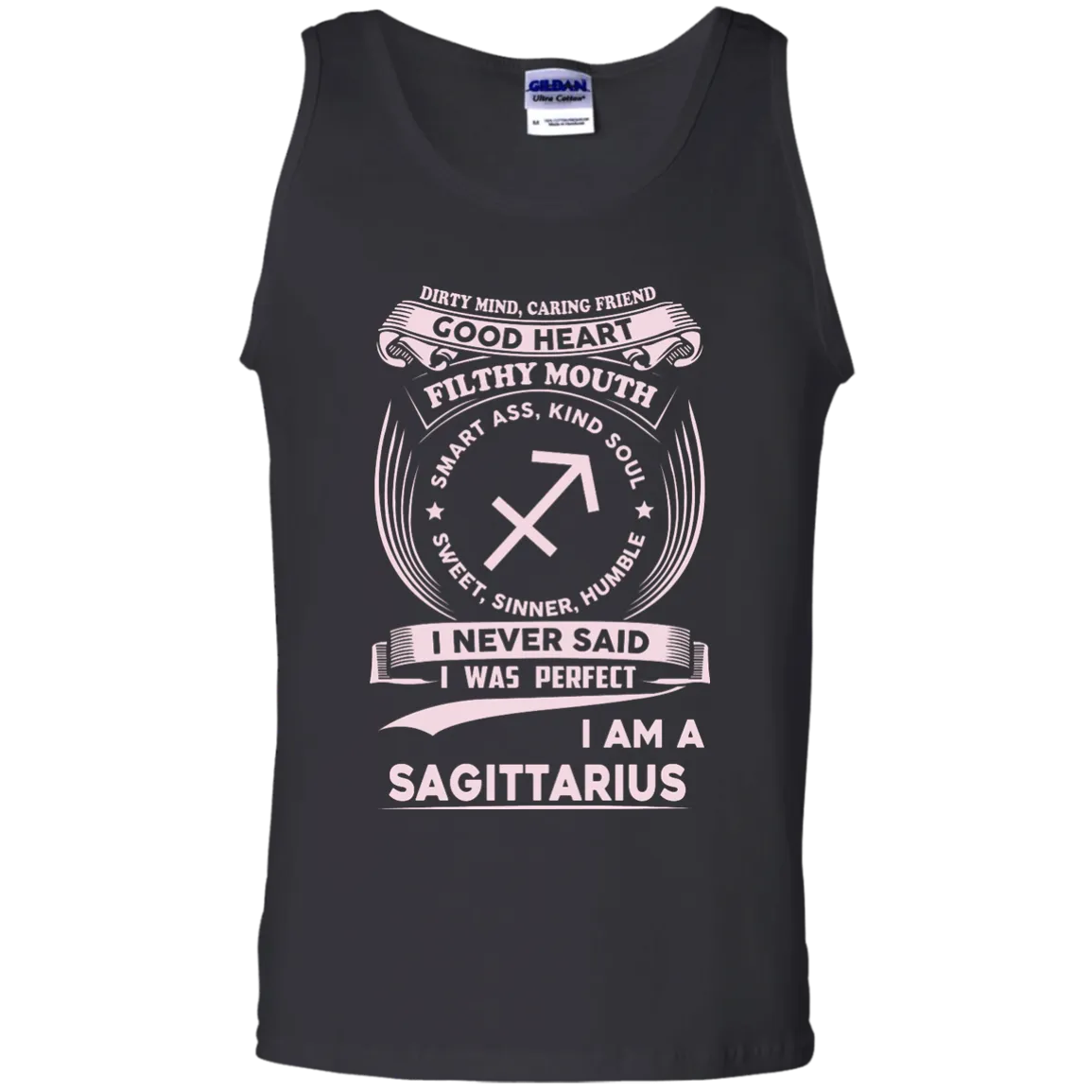 Dirty Mind Caring Friend I Am a Sagittarius T-shirts