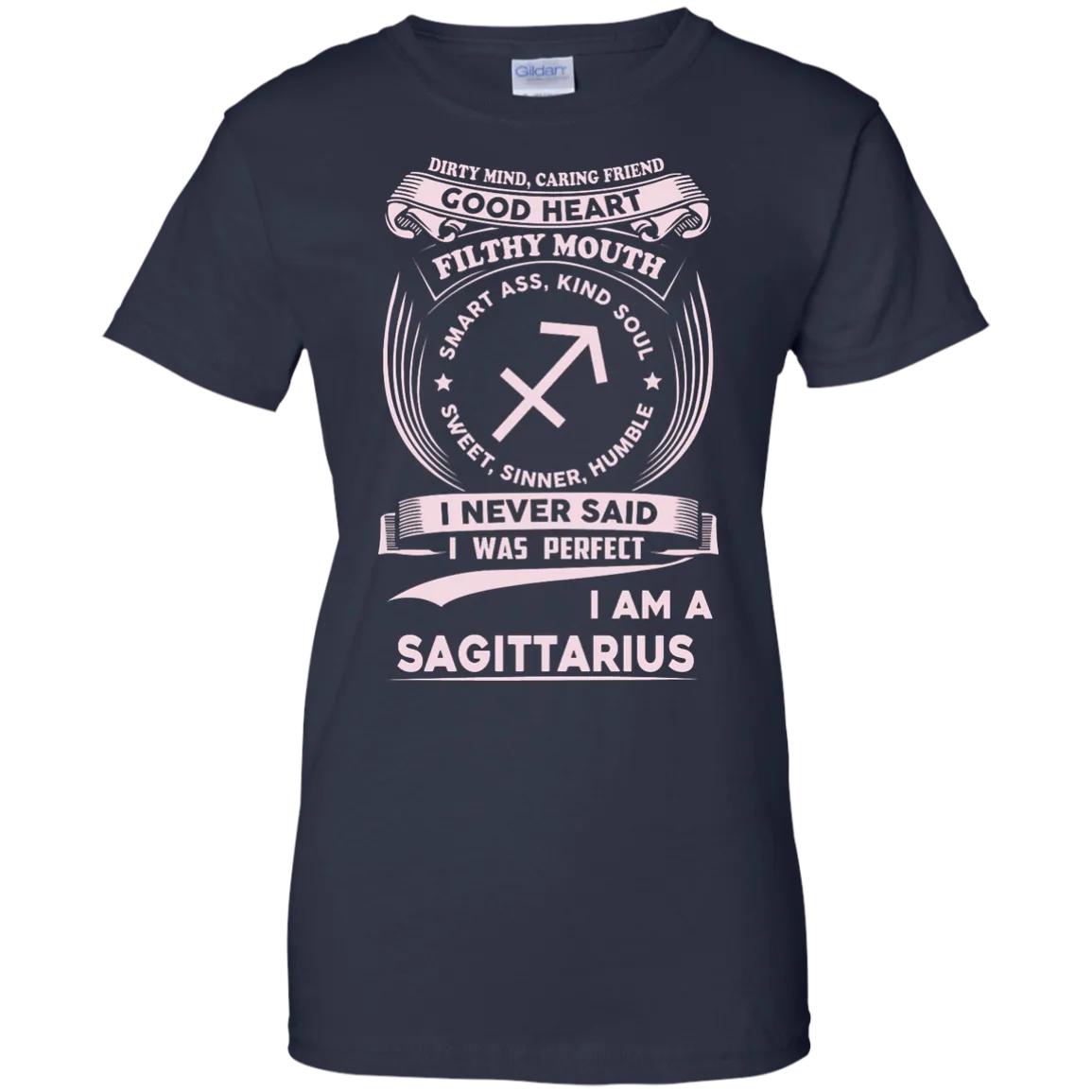 Dirty Mind Caring Friend I Am a Sagittarius T-shirts