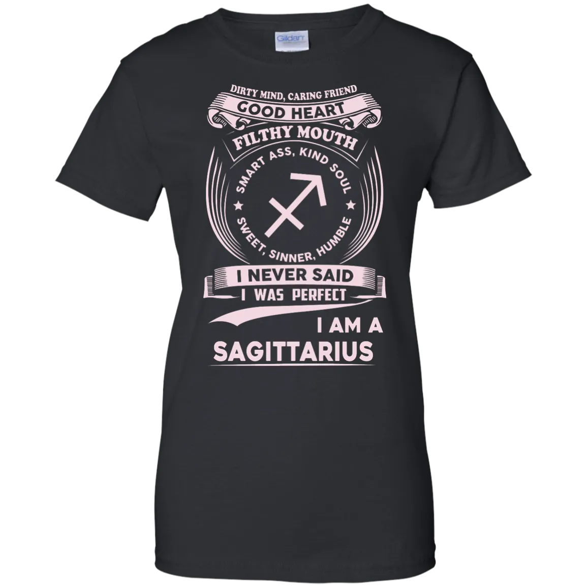Dirty Mind Caring Friend I Am a Sagittarius T-shirts