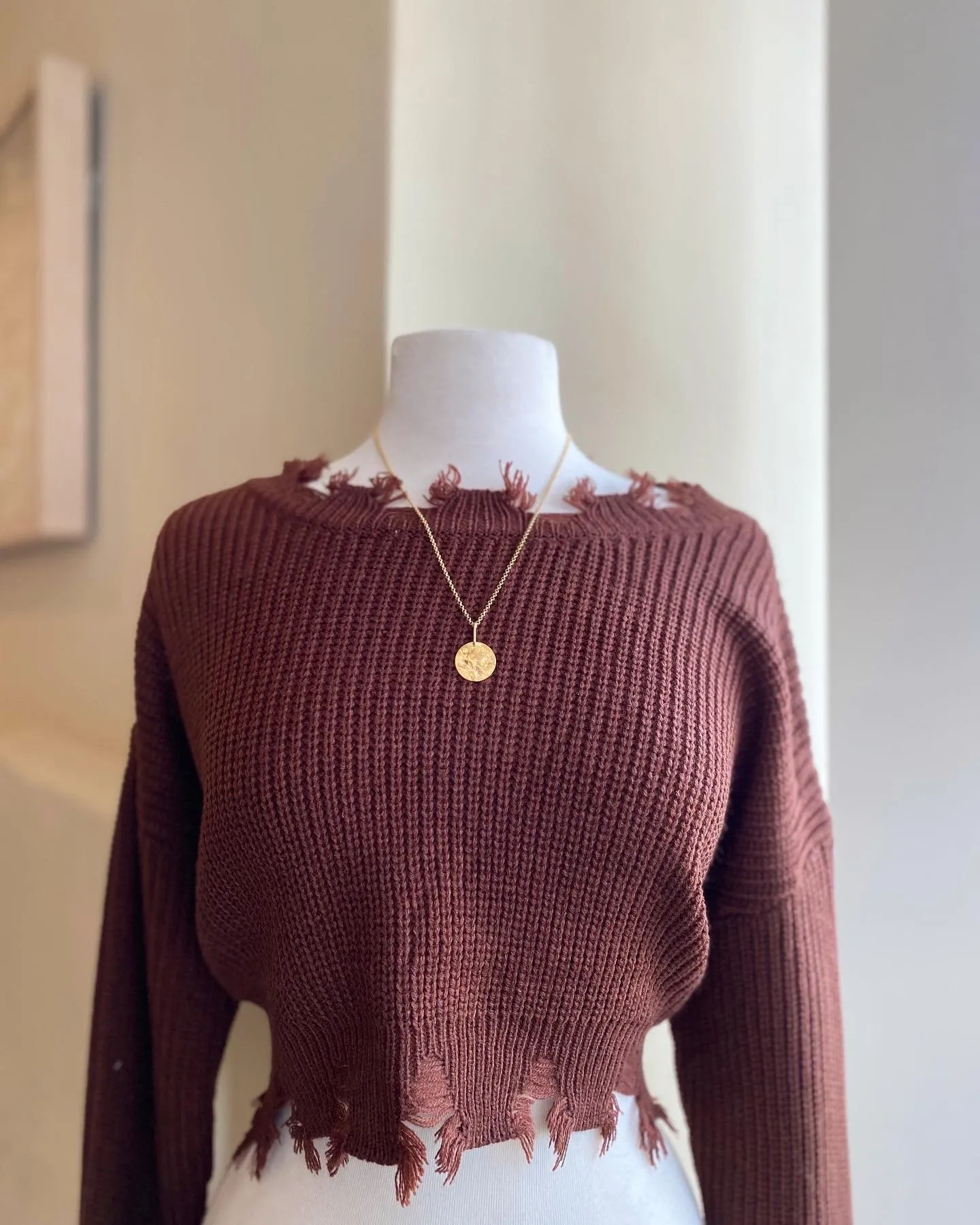 Distressed Sweater