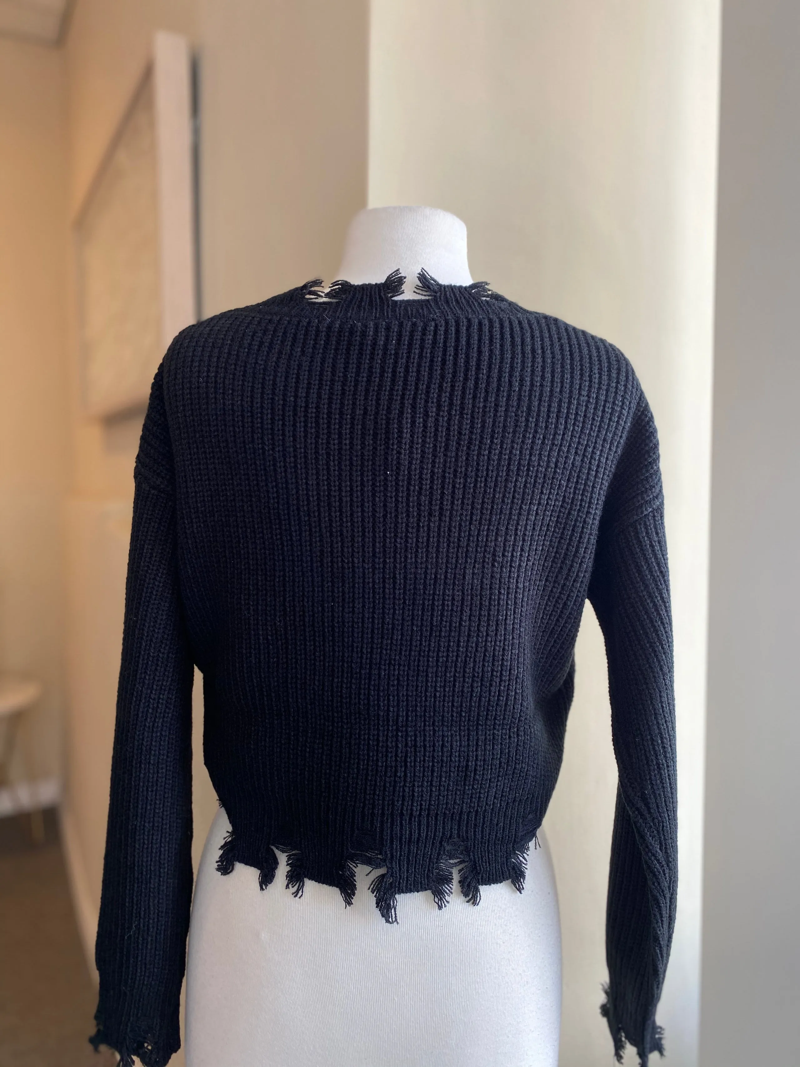 Distressed Sweater