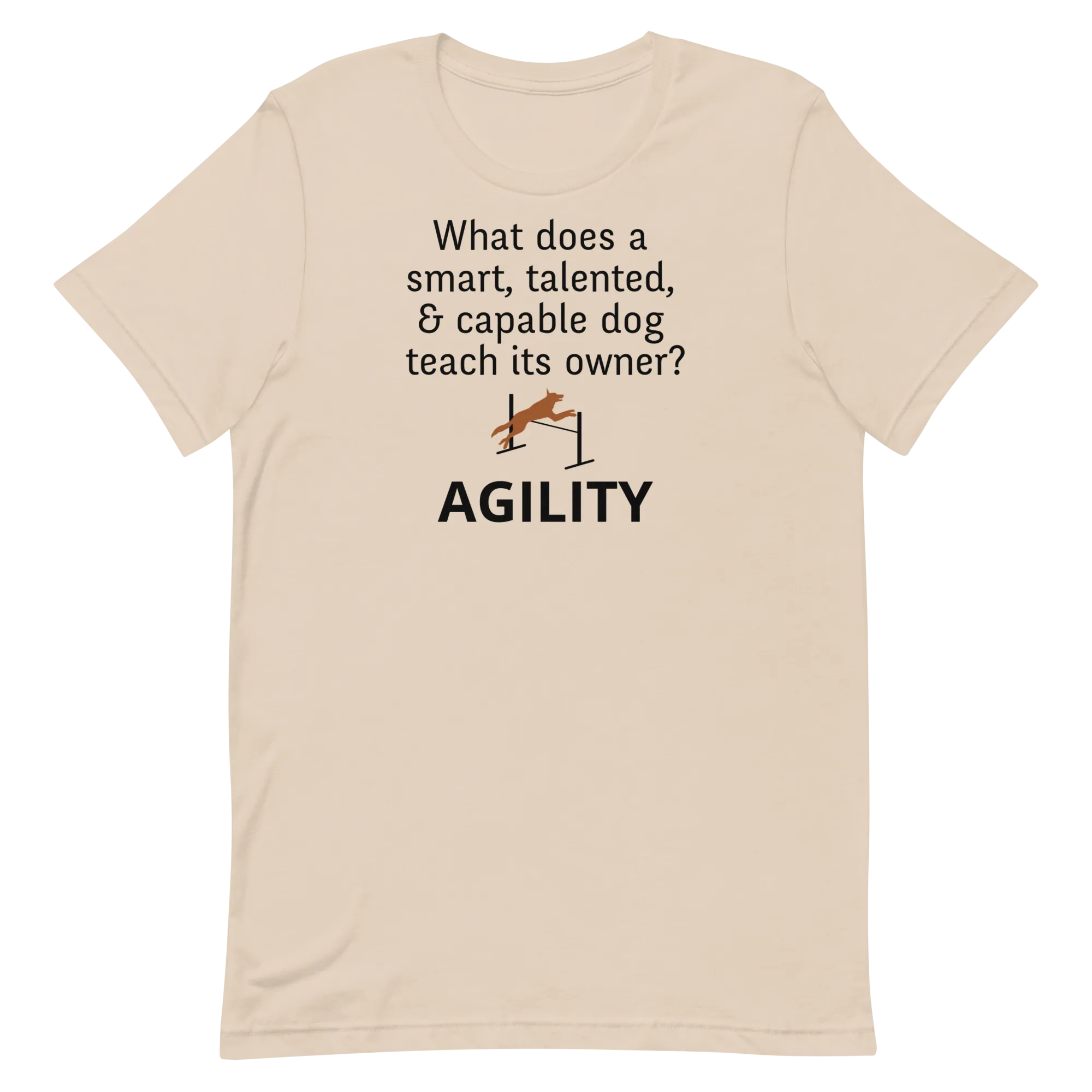 Dog Teaches Agility T-Shirt - Light