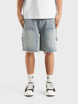 Don't Waste Culture Nolara Denim Shorts | Light Blue