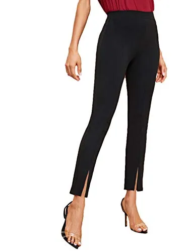 Elegant High Waist Skinny Pants