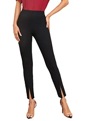 Elegant High Waist Skinny Pants