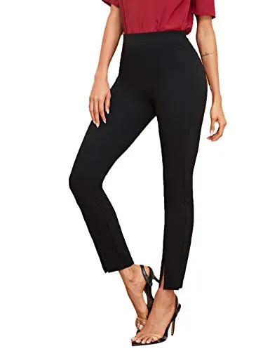 Elegant High Waist Skinny Pants