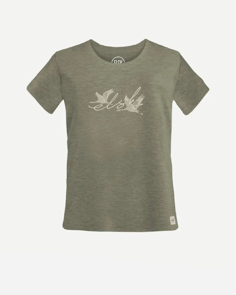 ELSK CRANE WOMEN'S TEE - Moss Green