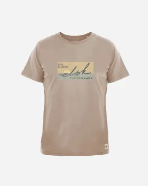 ELSK® SUNSIGN22 ESSENTIAL MEN'S TEE  - Taupe Brown