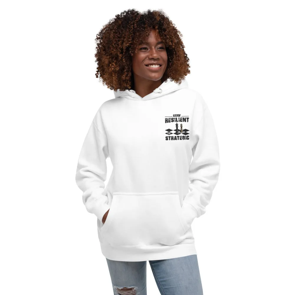 Embroidery Resilient Black Board Unisex Hoodie
