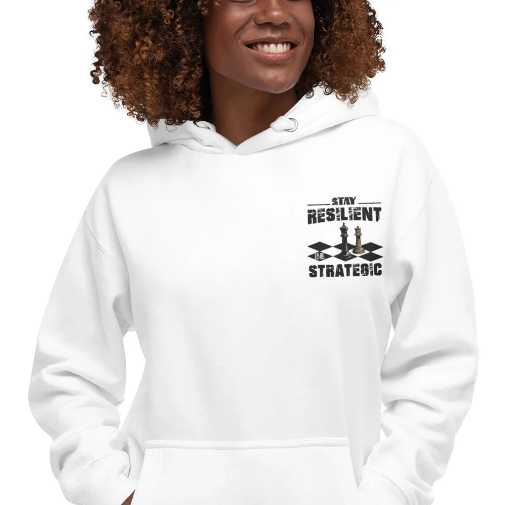 Embroidery Resilient Black Board Unisex Hoodie