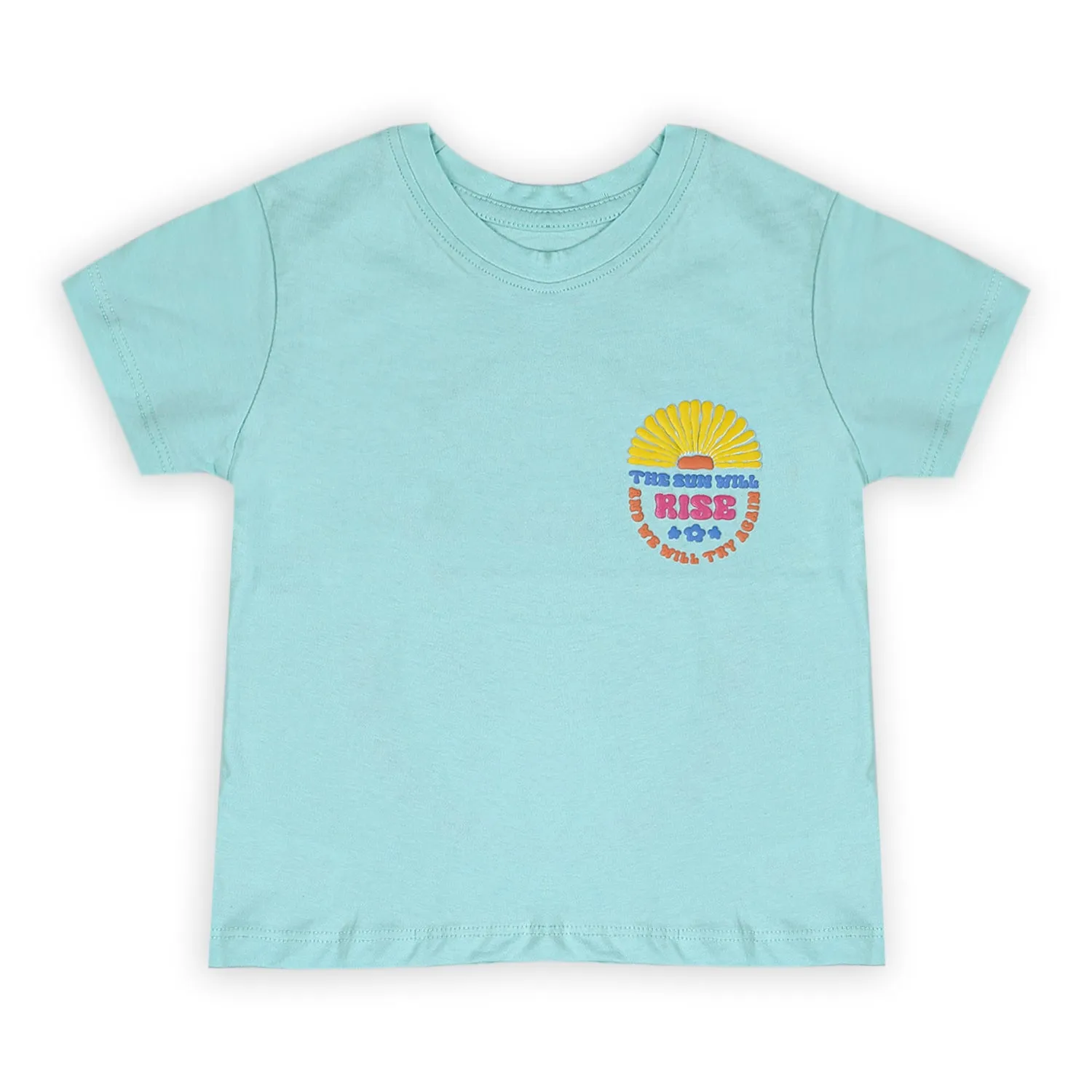 Eminent Girls Half Sleeves T-Shirt - Light Green