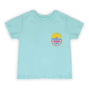Eminent Girls Half Sleeves T-Shirt - Light Green