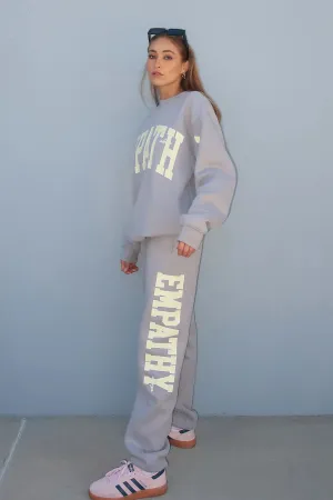Empathy Always Slate Grey Sweatpants