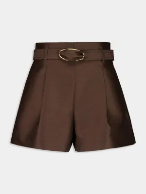 Espresso Illuminate Tailored Shorts