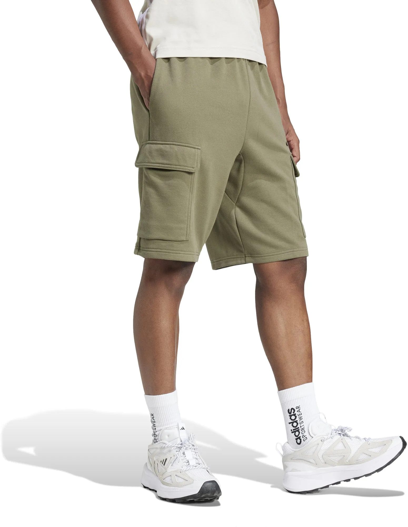 Essentials Feel Cozy French Terry Cargo Short