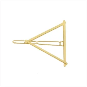 Ettie Golden Edgy Triangular Hair Pin