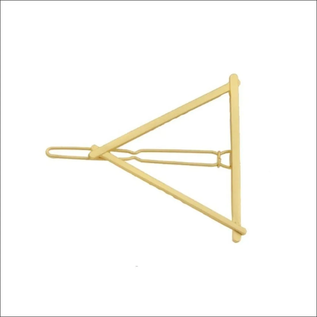 Ettie Golden Edgy Triangular Hair Pin