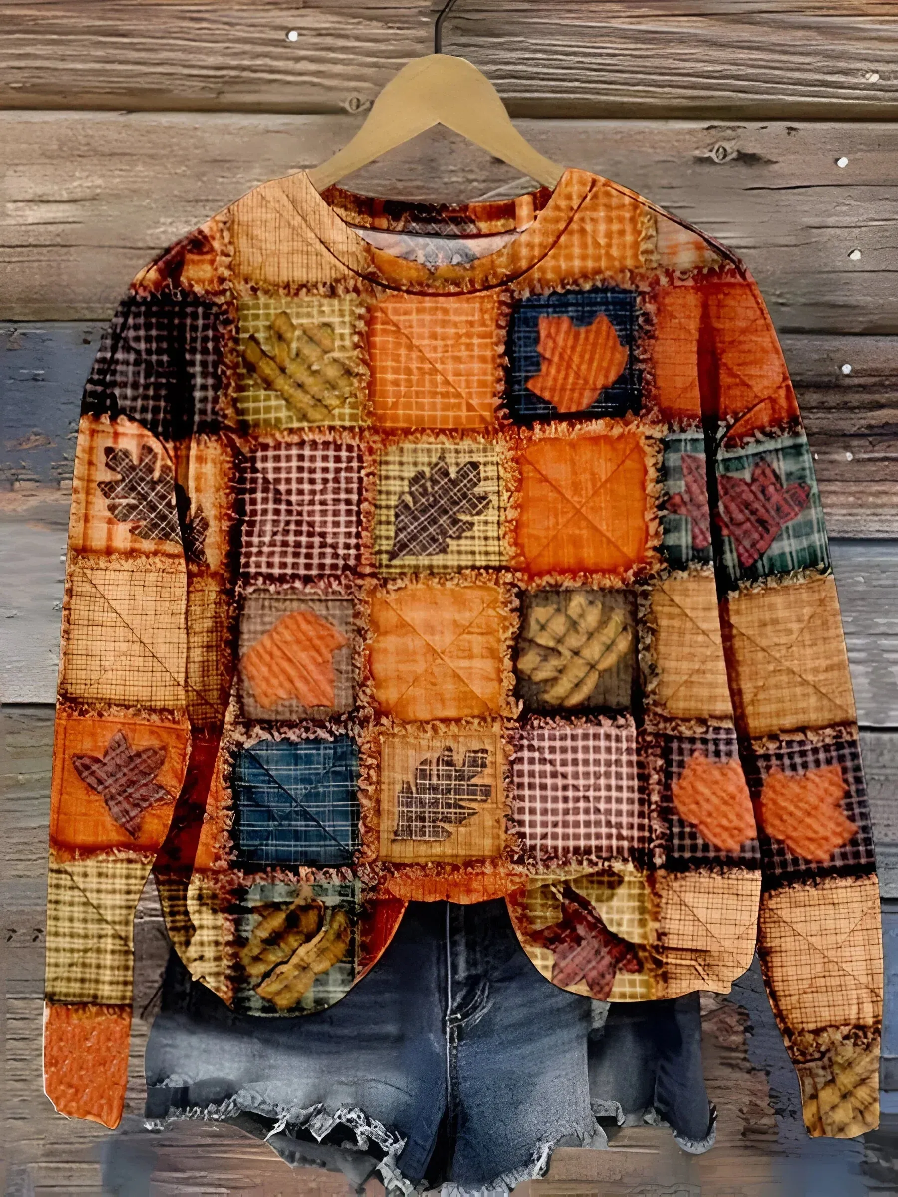 Evelien - Soft patchwork dress