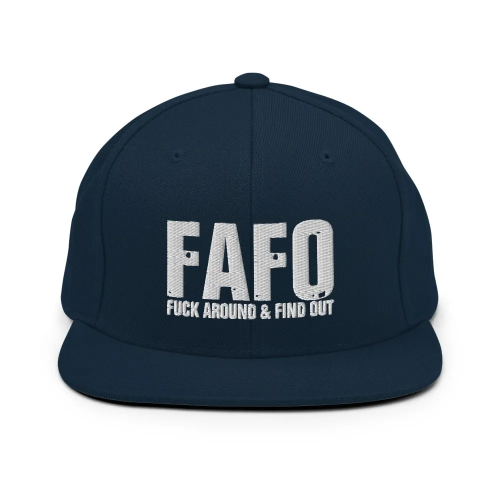 FAFO Snapback Hat