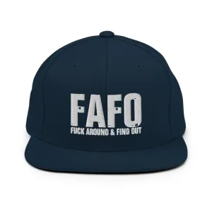 FAFO Snapback Hat