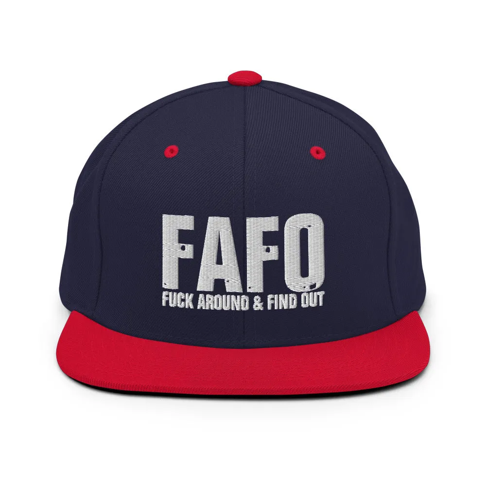 FAFO Snapback Hat
